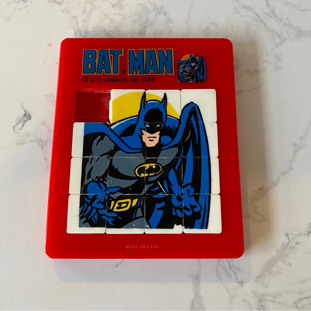 BATMAN Vintage Slide puzzle, 1981